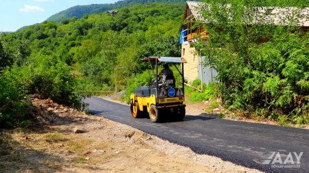 İsmayıllıda Zərgəran avtomobil yolu təmir edilir VİDEO/FOTO