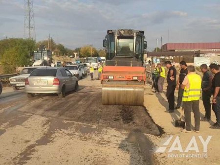 M4 Bakı-Şamaxı-Yevlax avtomobil yolunda nəqliyyatın hərəkəti tam bərpa olunub