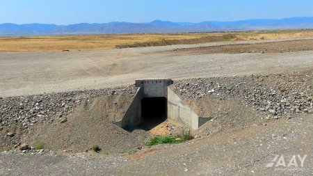 Ağdam-Füzuli avtomobil yolunun inşası sürətlə davam edir VİDEO/FOTO