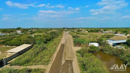 Neftçalada 42 km uzunluğunda avtomobil yolları yenidən qurulur  VİDEO/FOTO