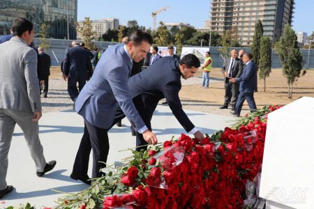 AAYDA-nin rəhbərliyi və əməkdaşları inşası davam etdirilən Zəfər parkında olub FOTO