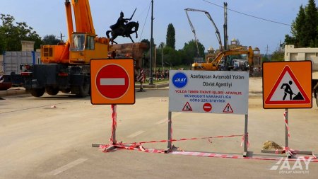 Qudyalçay üzərində yeni körpünün inşasına start verilib VİDEO/FOTO