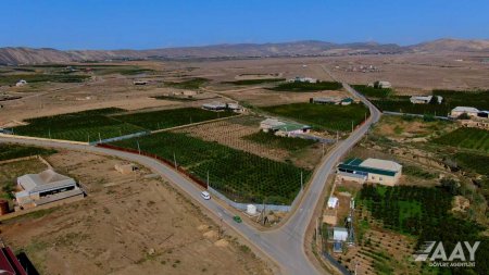 Hacıqabulda 39 km uzunluğa malik 8 kəndin yolu yenidən qurulub VİDEO/FOTO