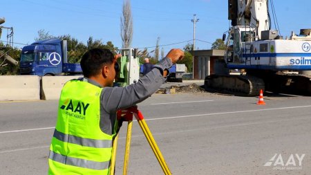 İki yerüstü piyada keçidinin tikintisinə start verilib VİDEO/FOTO