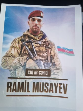 Vətən müharibəsinin şəhidi Ramil Musayev