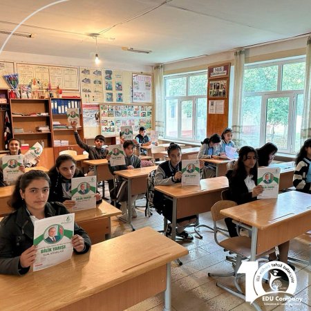 Biləsuvar rayonunda Ulu Öndər Heydər Əliyevin 100 illik yubileyinə həsr olunmuş Bilik Yarışması keçirilib