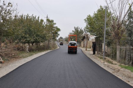 Biləsuvar Şəhərinin küçələrində aparılan asfaltlaşma işləri artıq yekunlaşıb