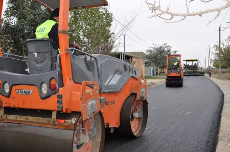 Biləsuvar Şəhərinin küçələrində aparılan asfaltlaşma işləri artıq yekunlaşıb