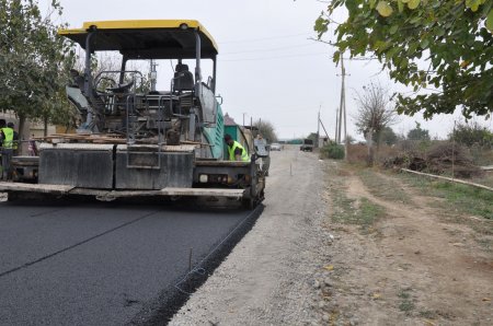 Biləsuvar Şəhərinin küçələrində aparılan asfaltlaşma işləri artıq yekunlaşıb
