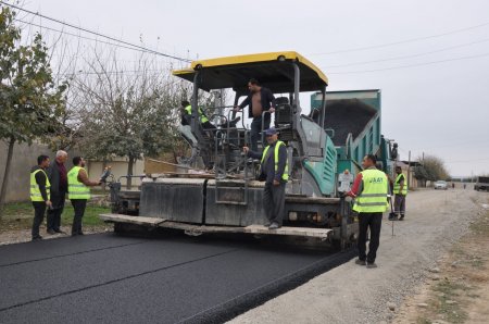 Biləsuvar Şəhərinin küçələrində aparılan asfaltlaşma işləri artıq yekunlaşıb