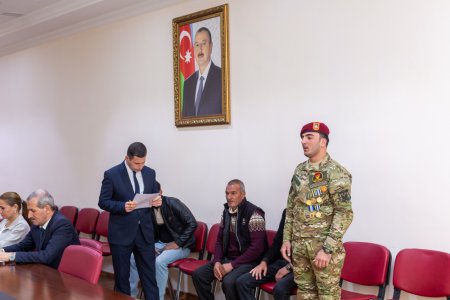 Salyan Rayon İcra Hakimiyyətinin başçısı Sevindik Hətəmov vətəndaş müraciətlərinə baxılması üçün növbəti qəbul keçirib