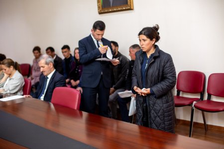 Salyan Rayon İcra Hakimiyyətinin başçısı Sevindik Hətəmov vətəndaş müraciətlərinə baxılması üçün növbəti qəbul keçirib